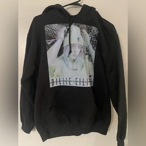 Billie Eilish, black hoodie, size small